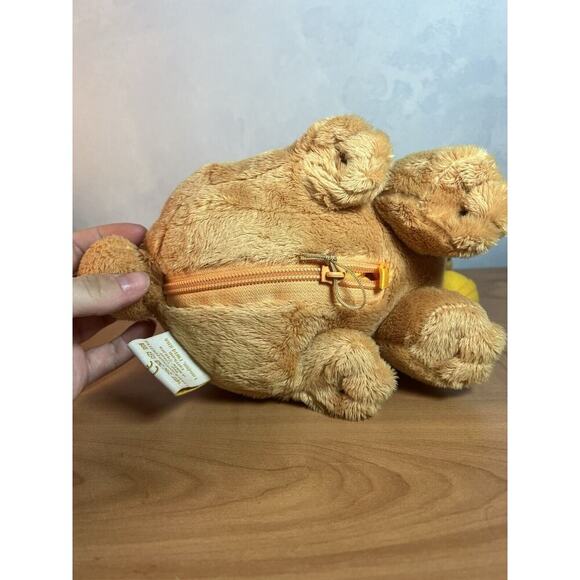 Lindt Golden Plush Bunny 10” London Store With Under Pouch Zipper Up - Picture 6 of 9